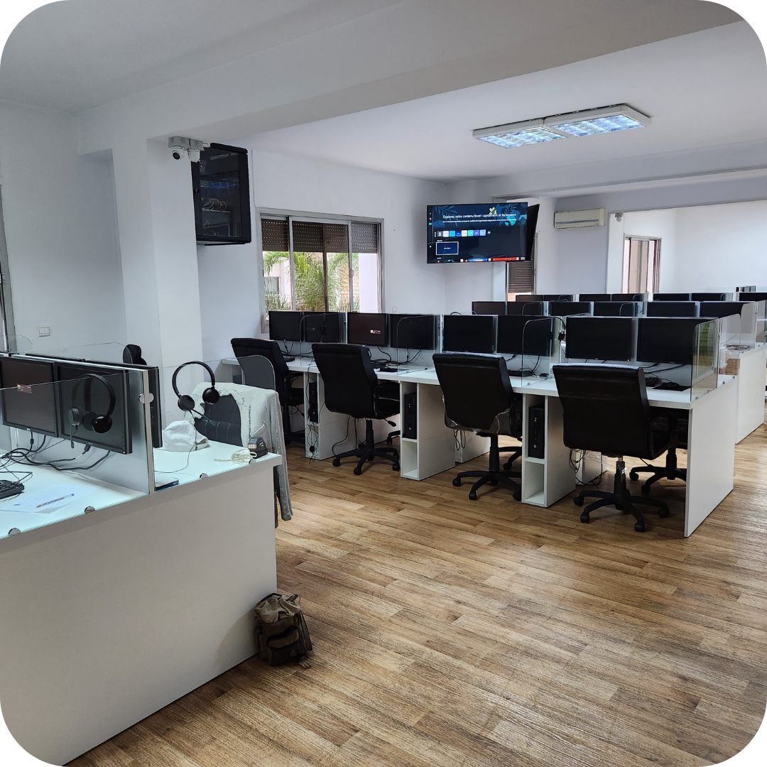 Espace de bureau moderne et professionnel à Marrakech